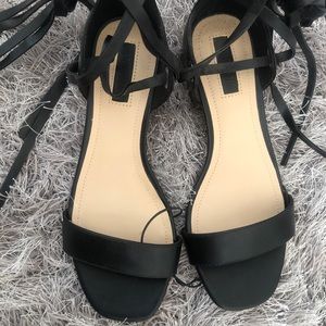 Strappy flats